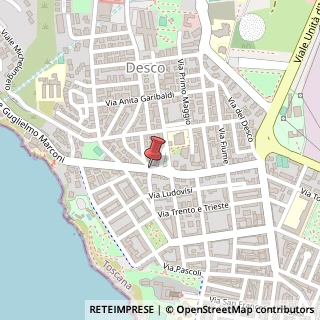 Mappa Via Pietro Mascagni,  4, 57025 Piombino, Livorno (Toscana)