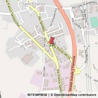 Mappa Via Borgo San Giovanni, 34, 06037 Foligno, Perugia (Umbria)