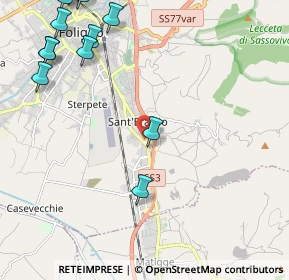 Mappa Via Borgo San Giovanni, 06034 Foligno PG, Italia (3.20077)
