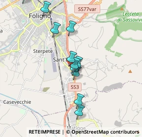 Mappa Via Borgo San Giovanni, 06034 Foligno PG, Italia (1.98917)
