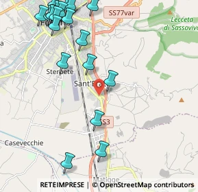 Mappa Via Borgo San Giovanni, 06034 Foligno PG, Italia (2.8845)