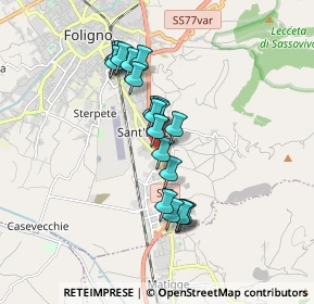 Mappa Via Borgo San Giovanni, 06034 Foligno PG, Italia (1.4575)