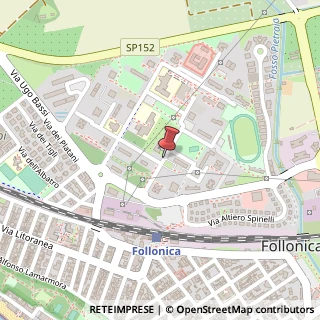 Mappa Via Palmiro Togliatti, 5, 58022 Follonica GR, Italia, 58022 Follonica, Grosseto (Toscana)