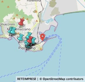 Mappa Piazzale Premuda, 57025 Piombino LI, Italia (1.791)