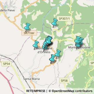 Mappa SS71, 05017 Monteleone D'orvieto TR, Italia (1.341)