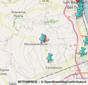 Mappa Via Miramare, 63076 Monteprandone AP, Italia (3.64091)