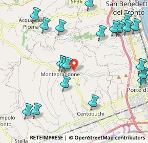 Mappa Via Miramare, 63076 Monteprandone AP, Italia (2.7025)