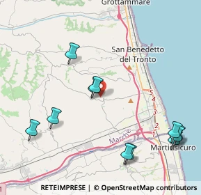 Mappa Via Miramare, 63076 Monteprandone AP, Italia (5.12636)