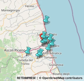 Mappa Via Borgo da Monte, 63076 Monteprandone AP, Italia (8.56273)