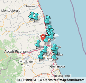 Mappa Via Borgo da Monte, 63076 Monteprandone AP, Italia (10.24222)