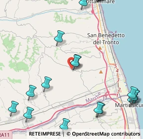 Mappa Via Borgo da Monte, 63076 Monteprandone AP, Italia (6.427)