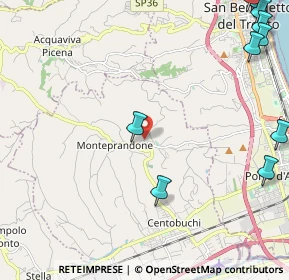 Mappa Via Mediterraneo, 63076 Monteprandone AP, Italia (3.59182)