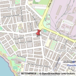 Mappa Via Emanuele Appiani, 7, 57025 Piombino, Livorno (Toscana)