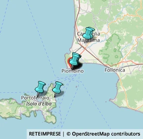 Mappa Via Rossini-8 e al Porto Marina di, 57025 Piombino LI, Italia (6.76467)
