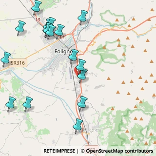 Mappa Via F, 06034 Foligno PG, Italia (5.64176)