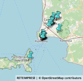 Mappa Via Torino, 57025 Piombino LI, Italia (8.415)