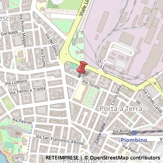 Mappa Via Torino, 38, 57025 Piombino, Livorno (Toscana)