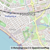 Kaart Follonica