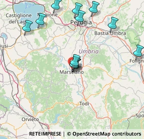 Mappa Via Ticino, 06055 Marsciano PG, Italia (16.76667)