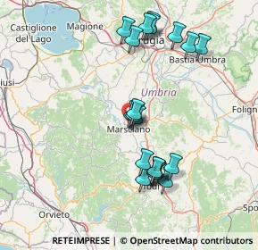 Mappa Via Ticino, 06055 Marsciano PG, Italia (15.273)