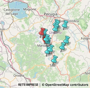 Mappa Via Ticino, 06055 Marsciano PG, Italia (9.47923)