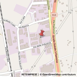 Mappa Via delle Industrie, 10, 06034 Foligno, Perugia (Umbria)
