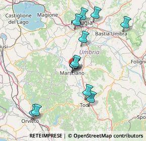 Mappa Via Martio Bulgarelli, 06055 Marsciano PG, Italia (16.03583)