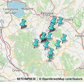 Mappa Via Martio Bulgarelli, 06055 Marsciano PG, Italia (10.34158)