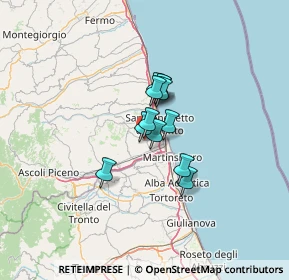 Mappa Via Borgo da Mare, 63076 Monteprandone AP, Italia (7.58917)