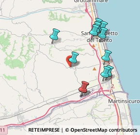 Mappa Via Borgo da Mare, 63076 Monteprandone AP, Italia (3.8475)