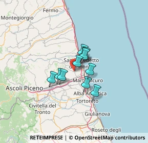 Mappa Via Indipendenza, 63076 Monteprandone AP, Italia (7.58727)