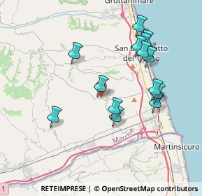 Mappa Via Indipendenza, 63076 Monteprandone AP, Italia (3.83214)