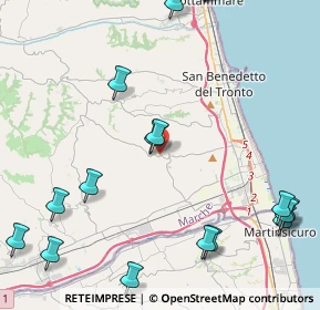 Mappa Via Indipendenza, 63076 Monteprandone AP, Italia (6.38)