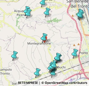 Mappa Via Indipendenza, 63076 Monteprandone AP, Italia (2.7745)