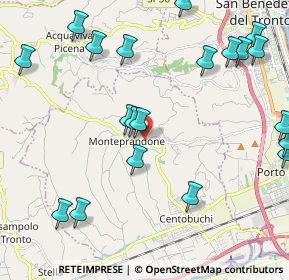 Mappa Via Indipendenza, 63076 Monteprandone AP, Italia (2.7405)