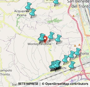 Mappa Via Indipendenza, 63076 Monteprandone AP, Italia (2.3405)