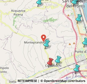 Mappa Via Poggio Belvedere, 63076 Monteprandone AP, Italia (3.49636)