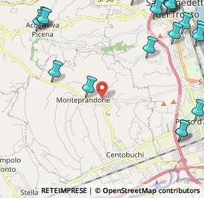 Mappa Via Poggio Belvedere, 63076 Monteprandone AP, Italia (3.572)