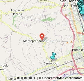 Mappa Via Poggio Belvedere, 63076 Monteprandone AP, Italia (4.44222)