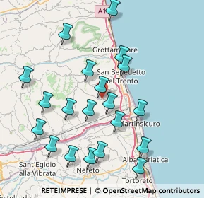 Mappa Via Poggio Belvedere, 63076 Monteprandone AP, Italia (8.5155)