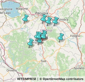 Mappa SP Piedicolle, 06050 Collazzone PG, Italia (8.90818)