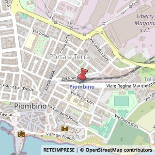 Mappa Piazza Ferruccio Niccolini,  6, 57025 Piombino, Livorno (Toscana)