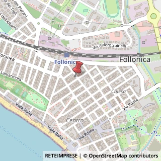Mappa Via Bicocchi, 115, 58022 Follonica, Grosseto (Toscana)