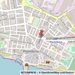 Mappa Corso Italia, 71, 57025 Piombino, Livorno (Toscana)