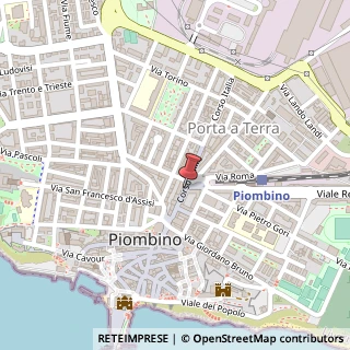Mappa Corso Italia,  34, 57025 Piombino, Livorno (Toscana)