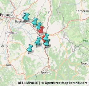 Mappa Via Giovanni, 06034 Foligno PG, Italia (9.80182)