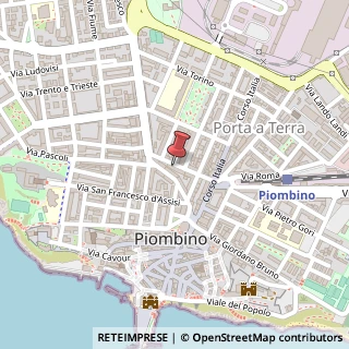 Mappa Via Cesare Lombroso, 45, 57025 Piombino, Livorno (Toscana)