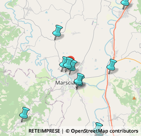 Mappa Via Torre Sapienza, 06055 Marsciano PG, Italia (5.00667)