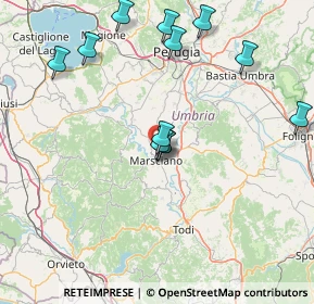 Mappa Via Torre Sapienza, 06055 Marsciano PG, Italia (16.655)