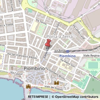 Mappa Corso Italia, 71, 57025 Piombino, Livorno (Toscana)